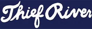 A blue banner with the word chef roger written in white.